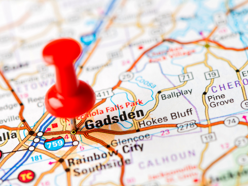 Gadsden Warehousing - Map